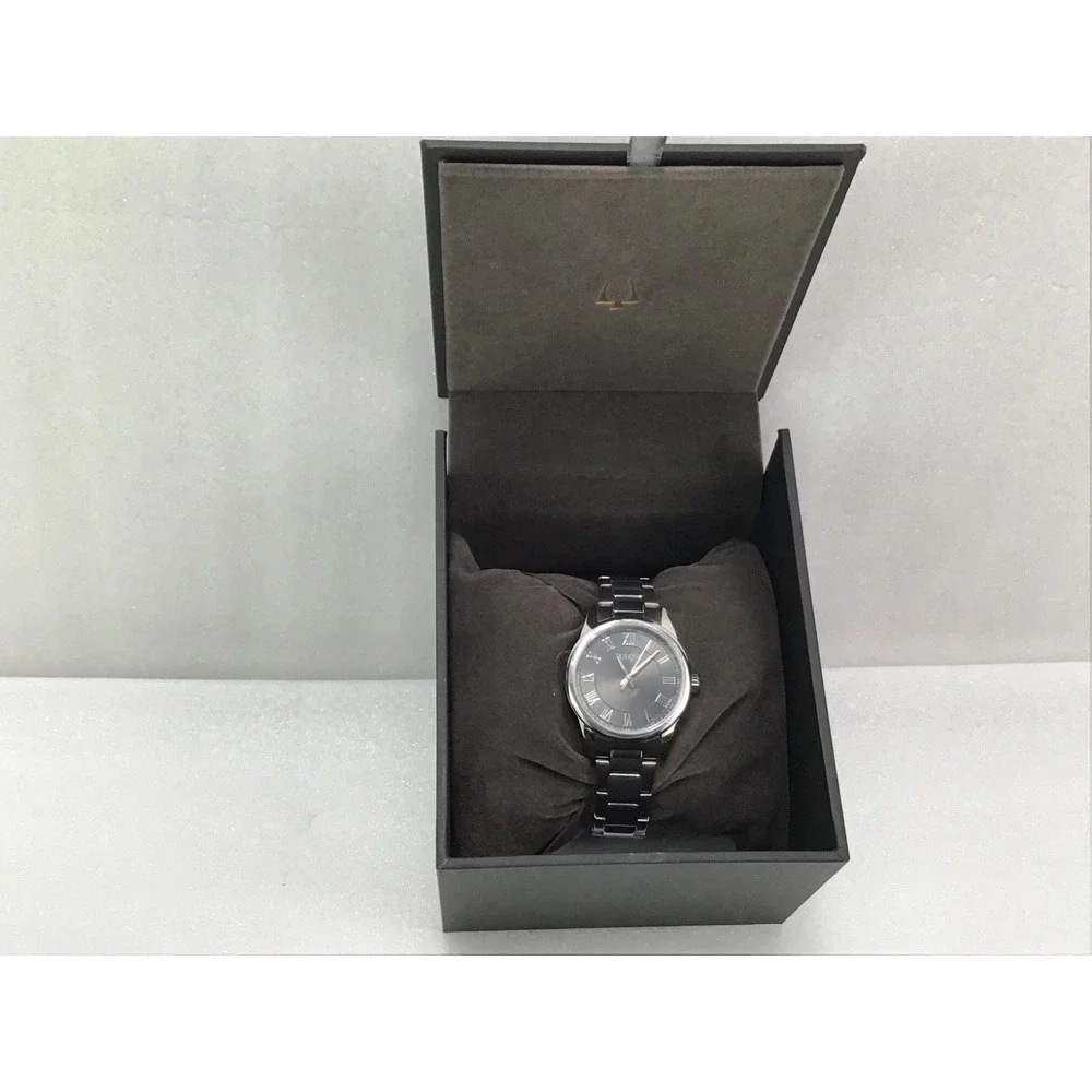Bulova 96L272 Women's Classic Silver Bracelet Watch 32MM NIB